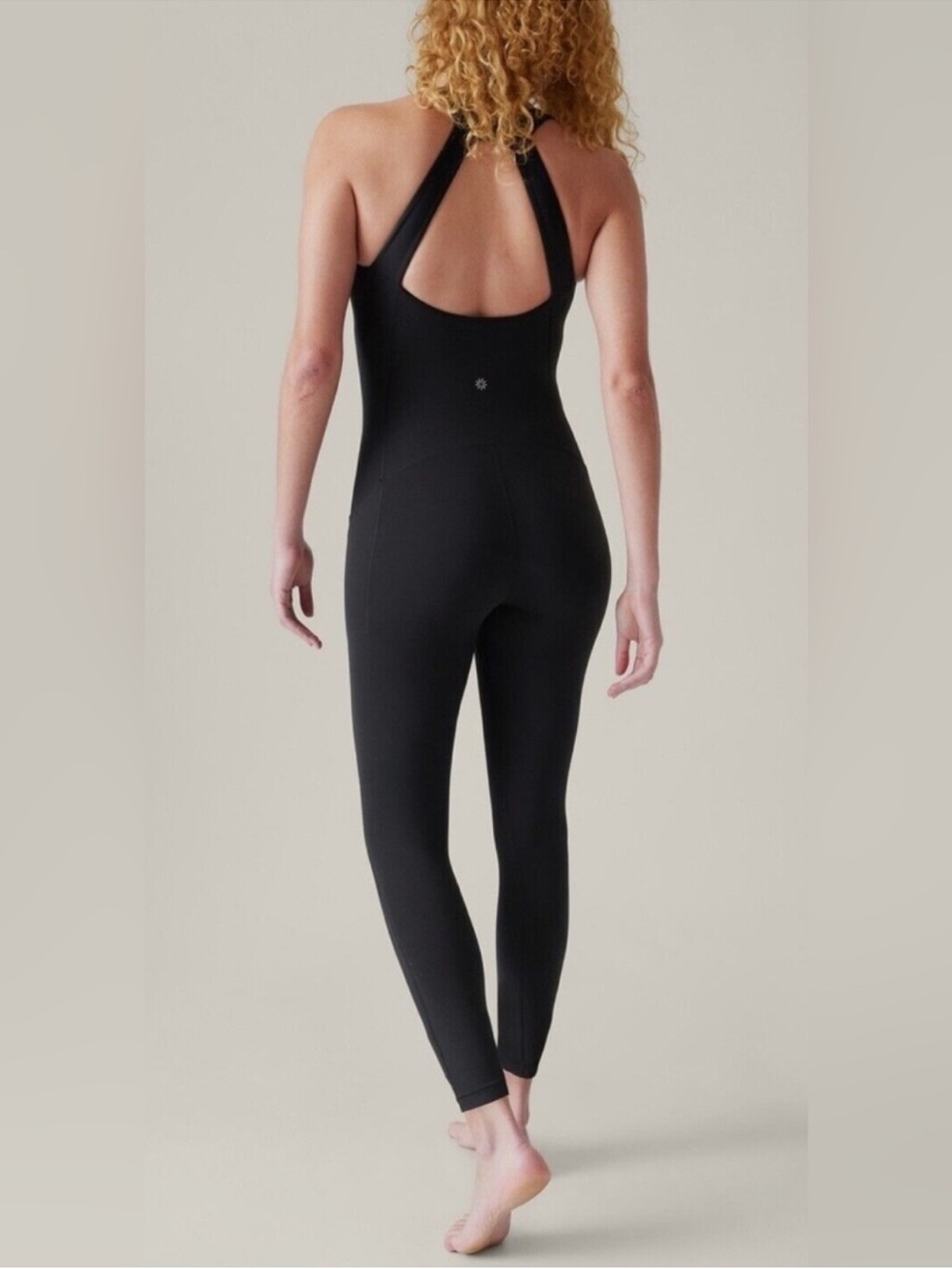 Athleta Transcend black bodysuit size MT